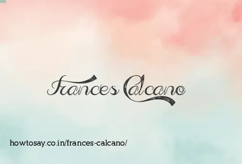 Frances Calcano