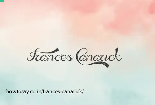 Frances Canarick