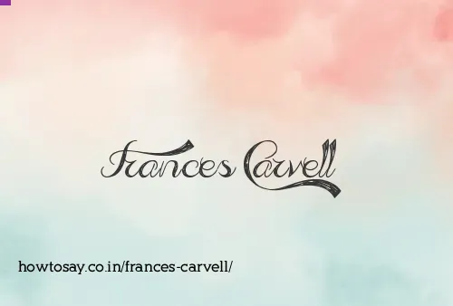 Frances Carvell