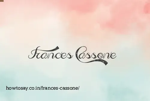 Frances Cassone