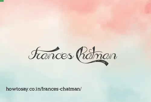 Frances Chatman