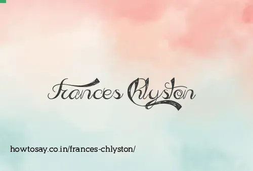 Frances Chlyston