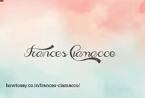 Frances Ciamacco