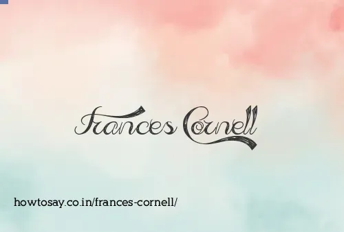 Frances Cornell