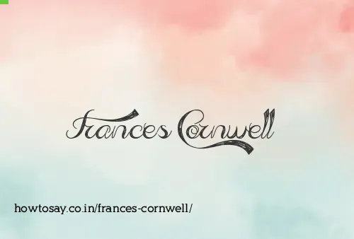 Frances Cornwell
