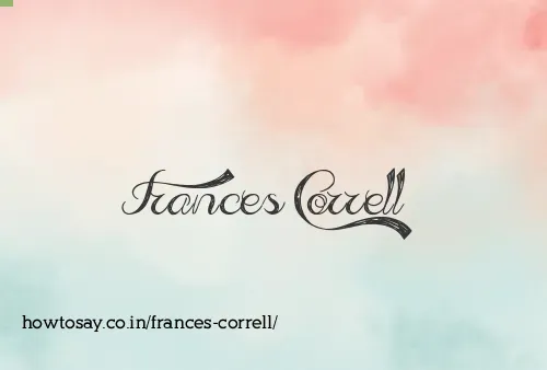 Frances Correll