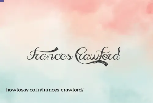 Frances Crawford