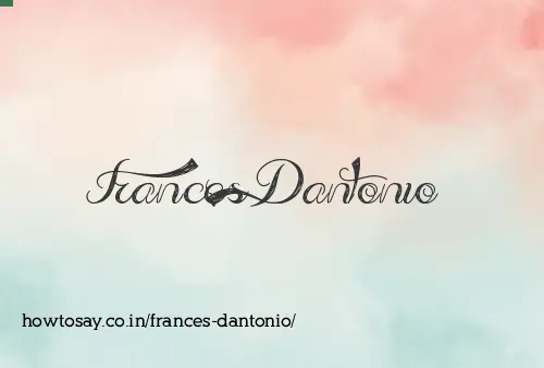 Frances Dantonio