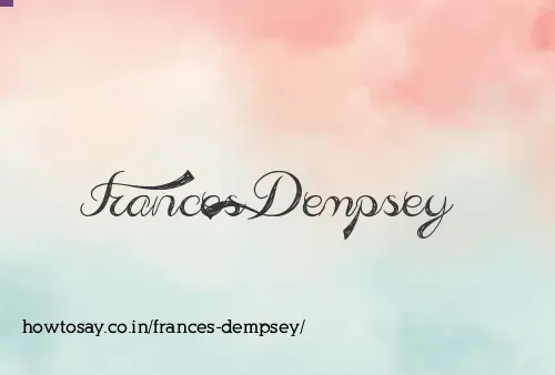 Frances Dempsey