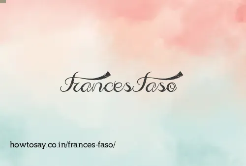 Frances Faso