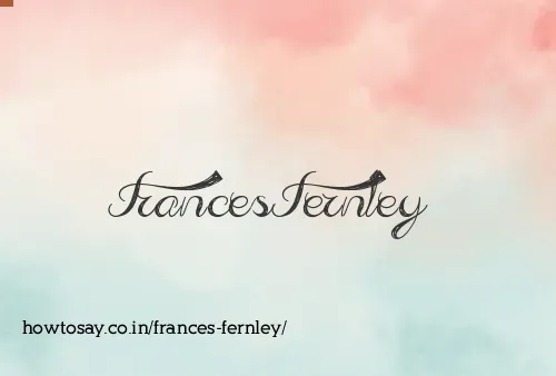 Frances Fernley