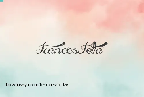 Frances Folta