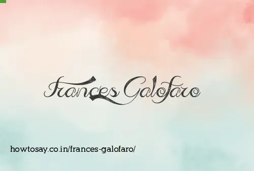 Frances Galofaro