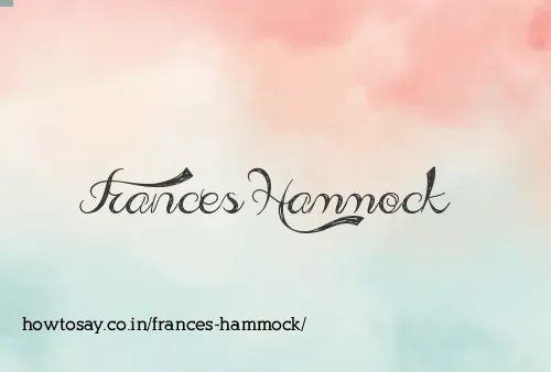 Frances Hammock