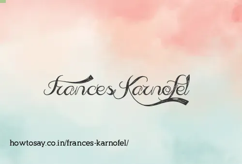 Frances Karnofel