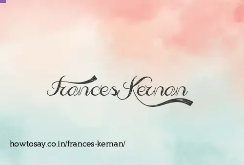 Frances Kernan