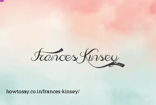 Frances Kinsey