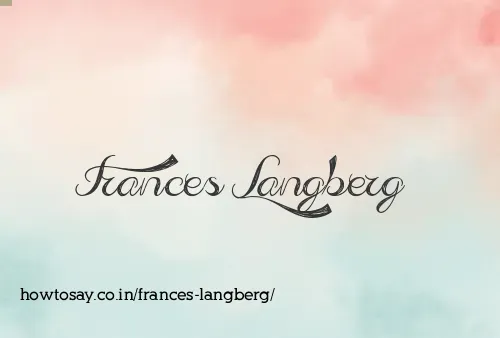 Frances Langberg