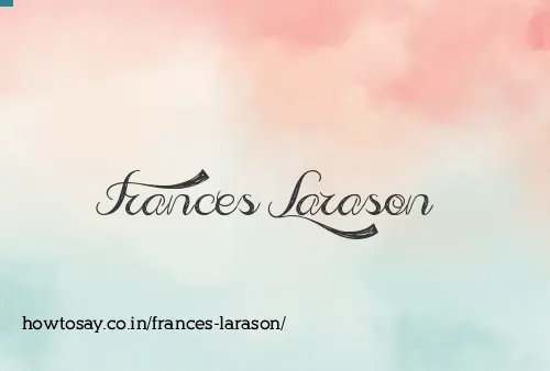 Frances Larason