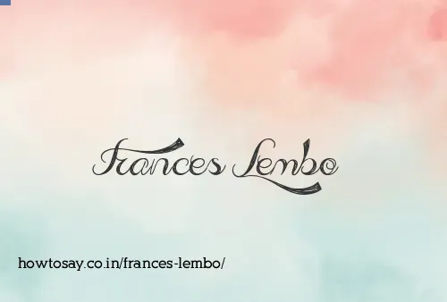 Frances Lembo