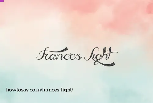 Frances Light