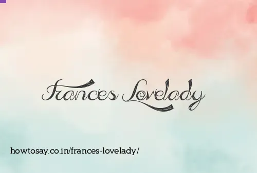 Frances Lovelady