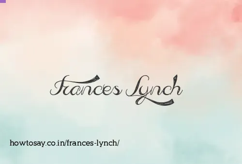 Frances Lynch