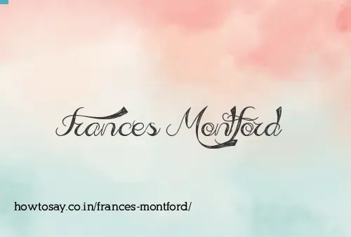Frances Montford