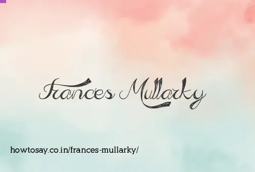 Frances Mullarky