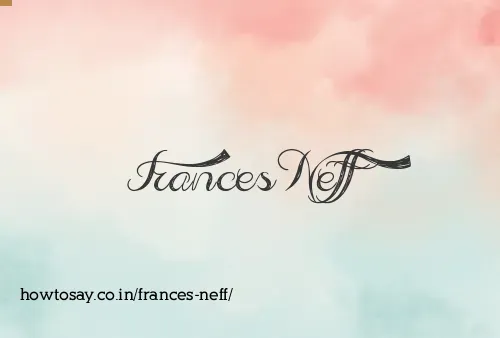 Frances Neff