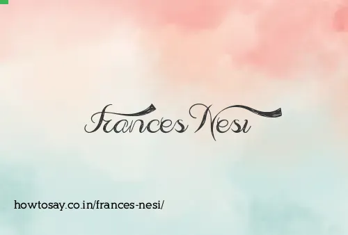 Frances Nesi