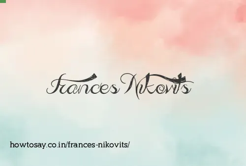 Frances Nikovits