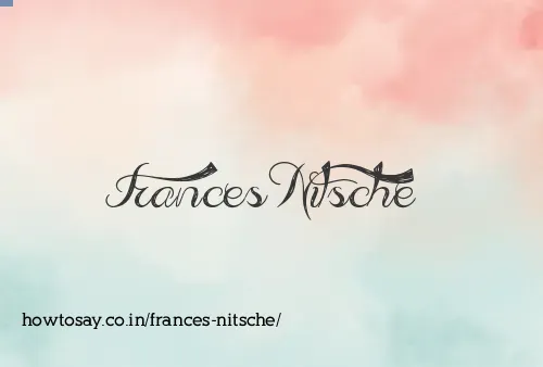 Frances Nitsche
