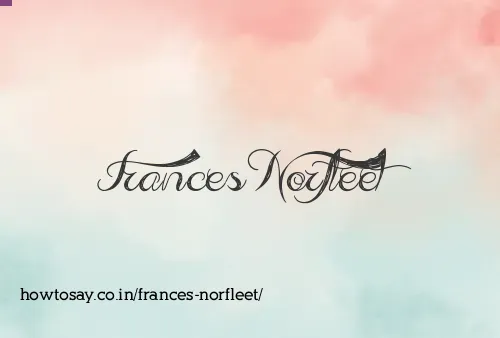 Frances Norfleet