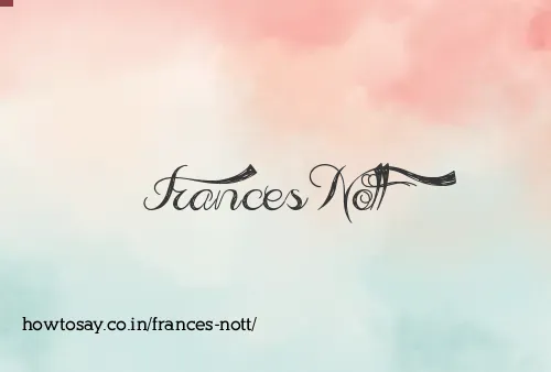Frances Nott