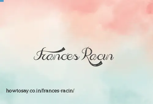 Frances Racin