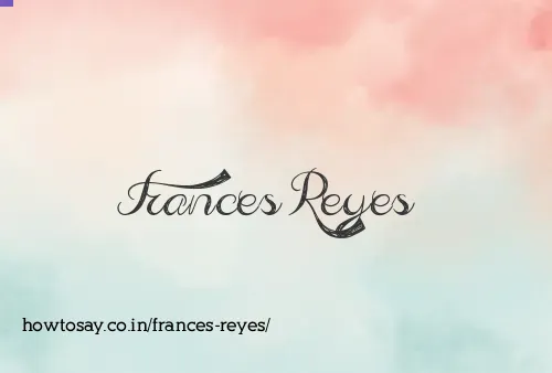 Frances Reyes