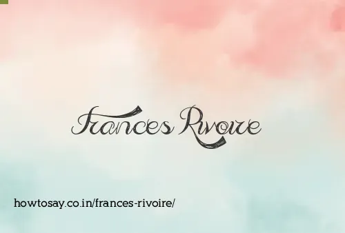 Frances Rivoire