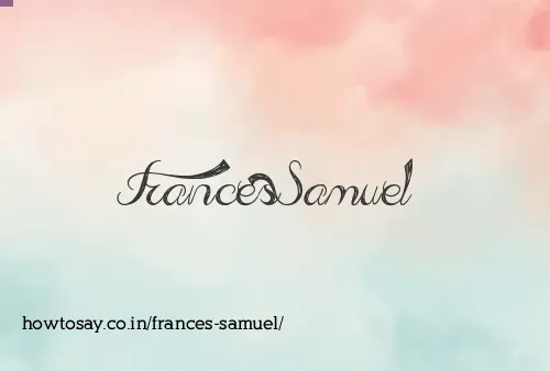 Frances Samuel