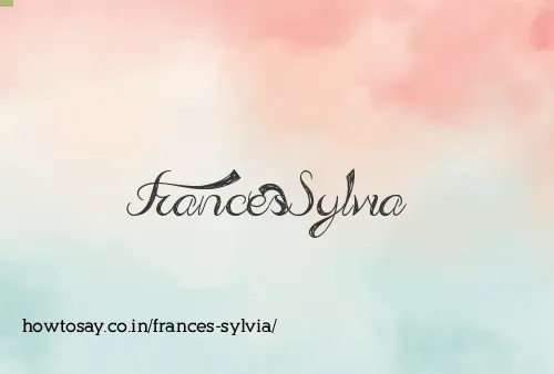 Frances Sylvia