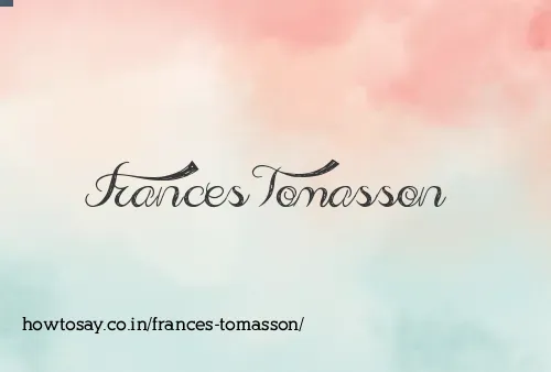 Frances Tomasson