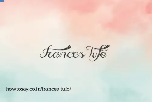 Frances Tufo