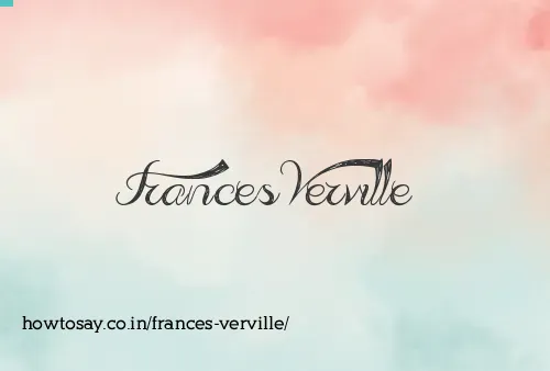 Frances Verville