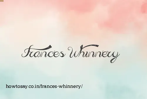 Frances Whinnery