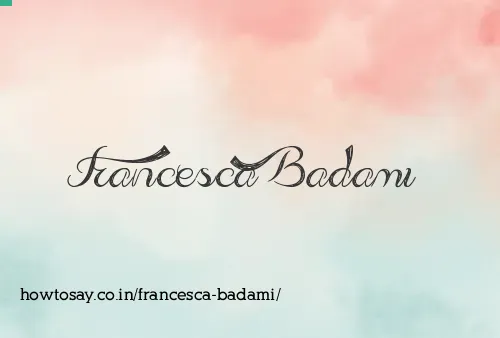 Francesca Badami