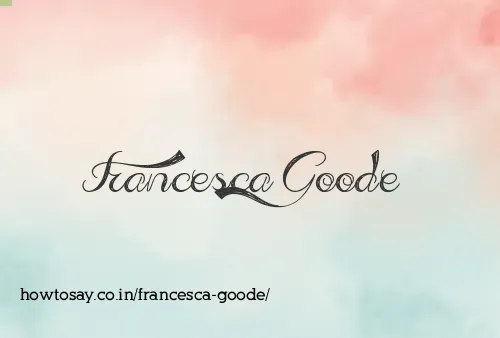 Francesca Goode