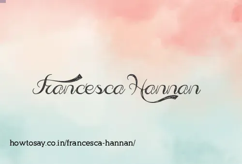 Francesca Hannan