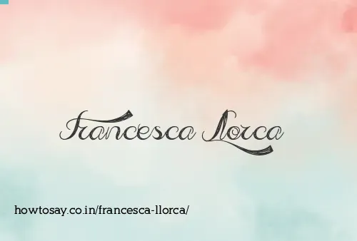 Francesca Llorca