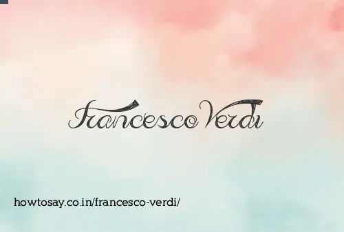 Francesco Verdi