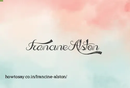 Francine Alston